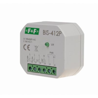 F&F Przekaźnik bistabilny grupowy do montażu podtynkowego BIS-412P (BIS-412P)